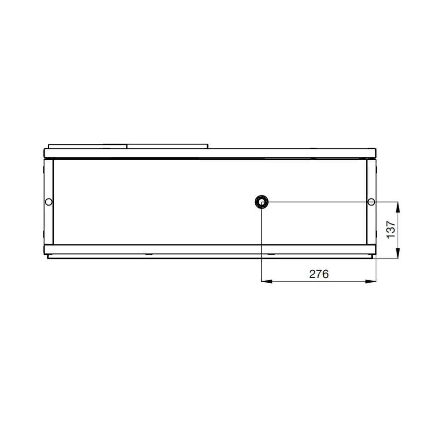 Irsap IRSAIR V 150 controllo S unità di ventilazione a doppio flusso con recupero di calore con controllo remoto, posizionamento verticale URED015VRS000