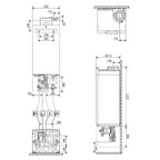 Bosch Condens GC7000WP-100 Caldaia a condensazione murale 100 kW, ad alta potenza per centrali termiche, SOLO riscaldamento 7736702314