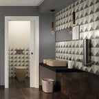 Vaso WC filomuro OLYMPIA CERAMICA tutto evo marrone, sedile escluso P 53 x L 36 x H 42.5 cm