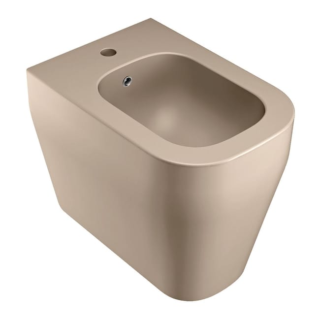 Bidet filomuro Tutto Evo OLYMPIA CERAMICA L 36 x H 42.5 x P 53 cm marrone opaco