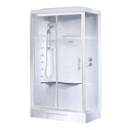 Cabina doccia idromassaggio rettangolare CAYENNE 70 x 100 cm